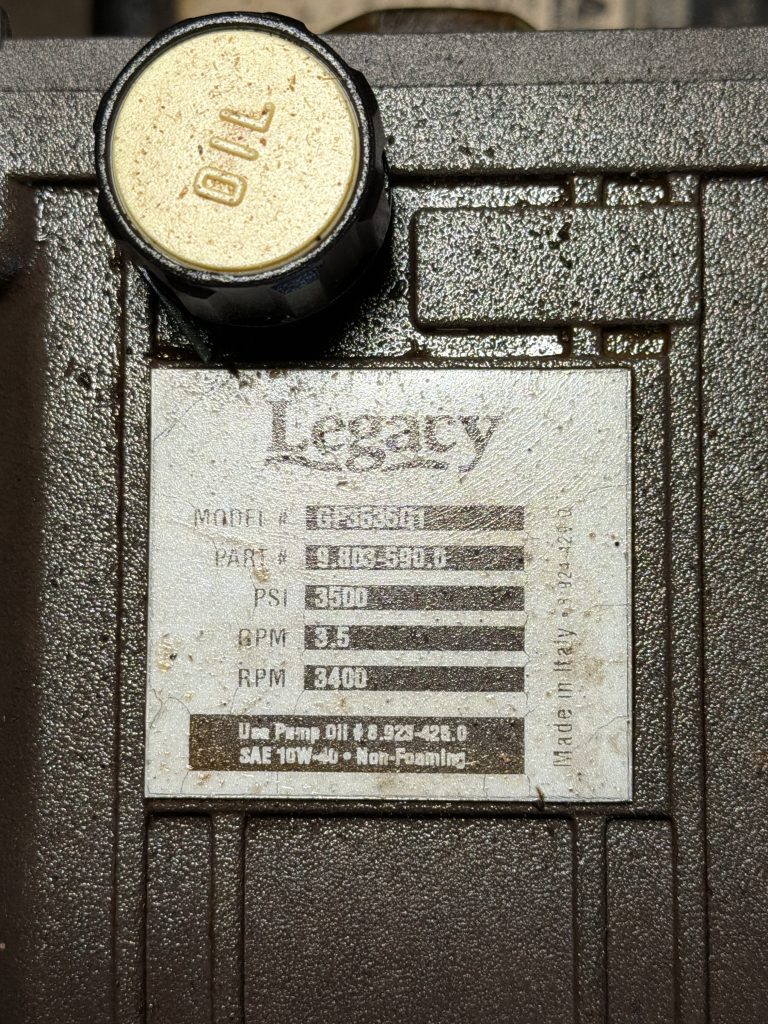Power Washing Liquidation Auction