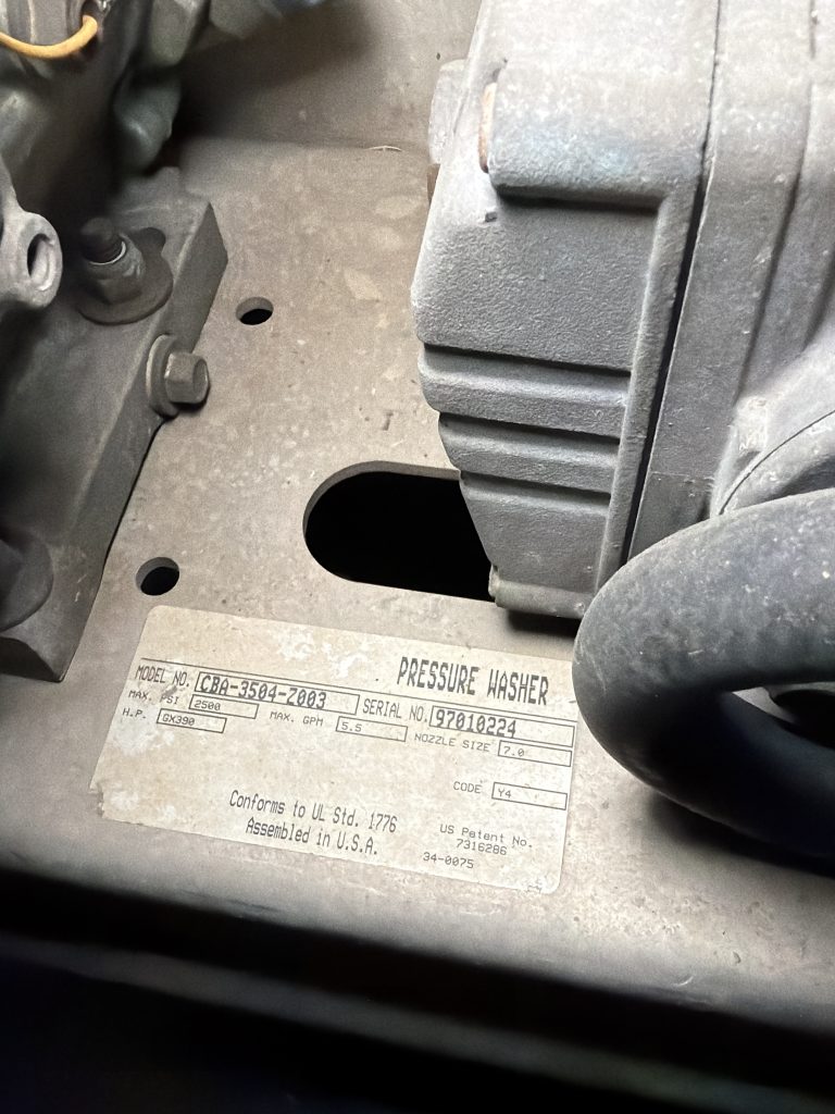Power Washing Liquidation Auction