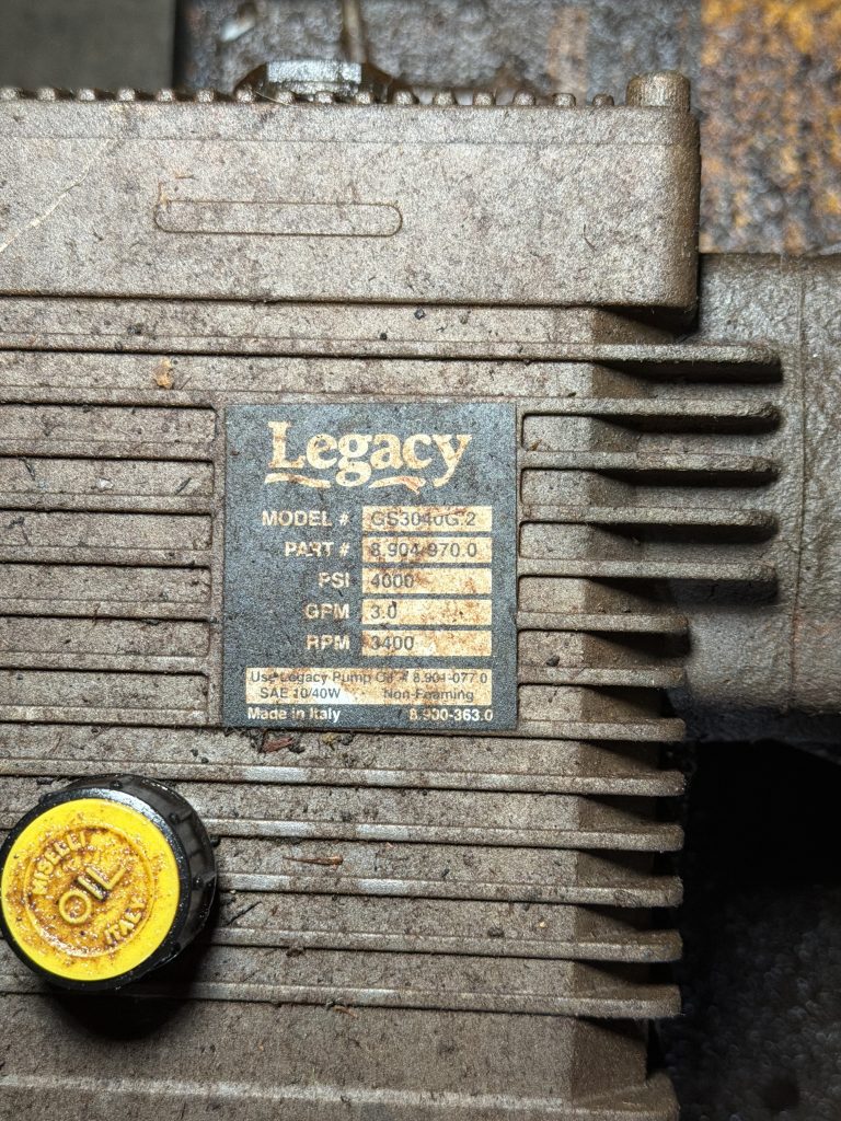 Power Washing Liquidation Auction